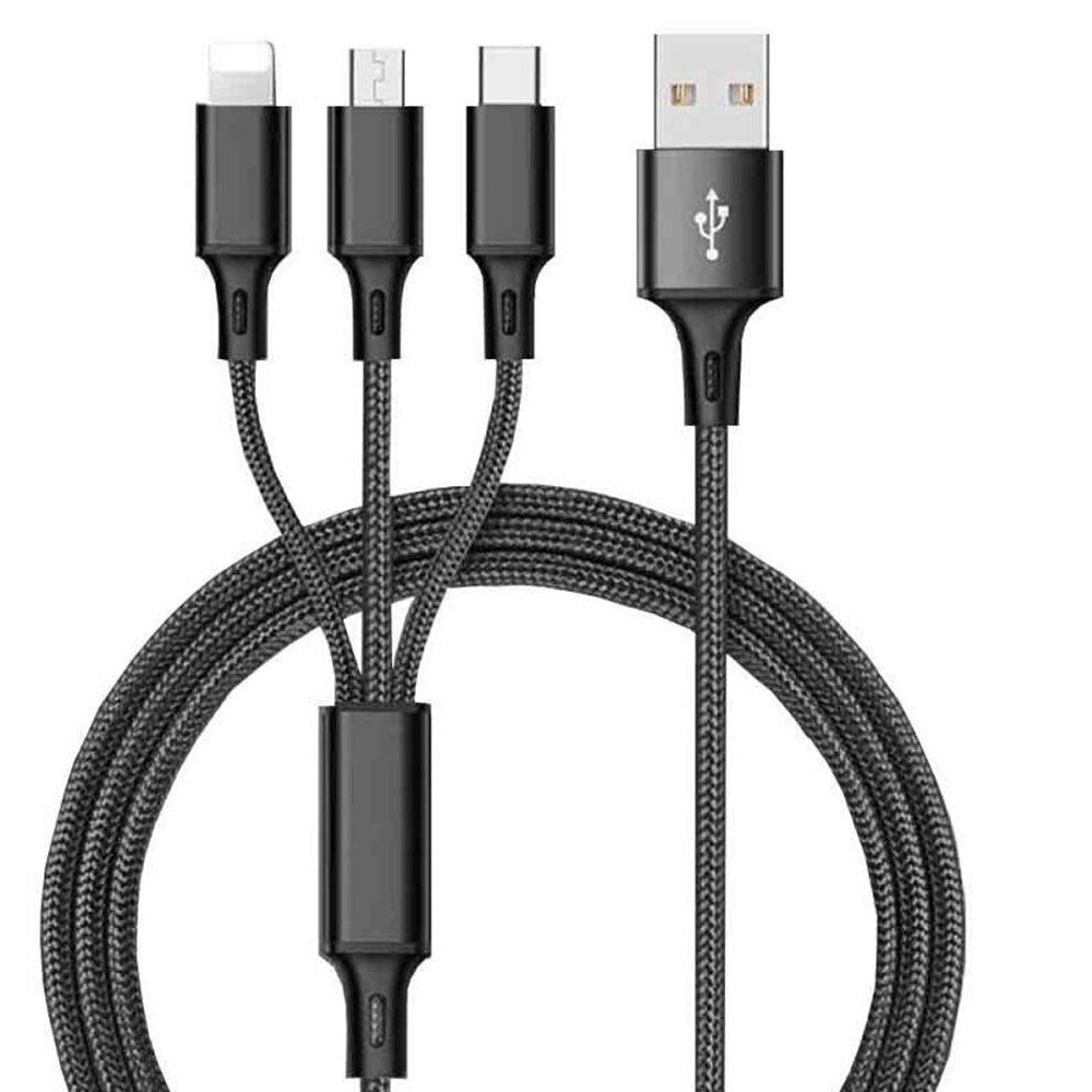 Braided 3-in-1 Braided Data Cable