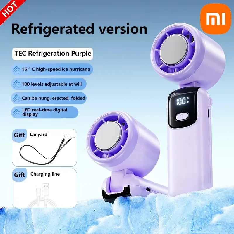 Portable Ice Cooling Turbo Fan