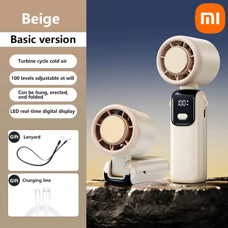 Portable Ice Cooling Turbo Fan