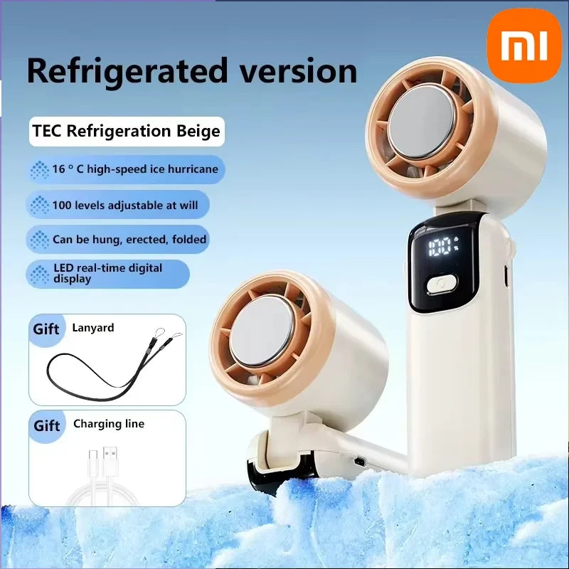 Portable Ice Cooling Turbo Fan