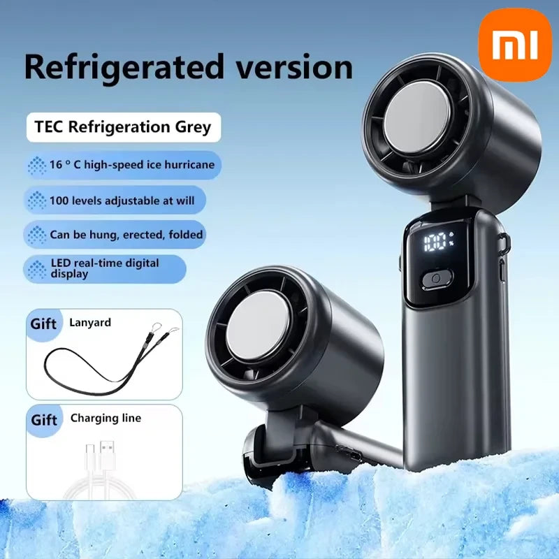 Portable Ice Cooling Turbo Fan