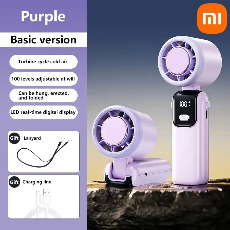 Portable Ice Cooling Turbo Fan