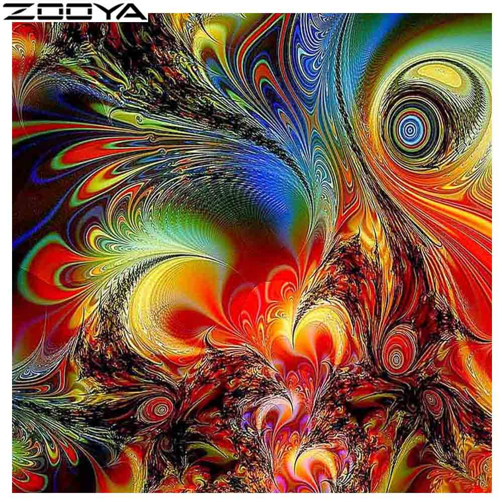 Colorful Feather Diamond Painting Wall Decor