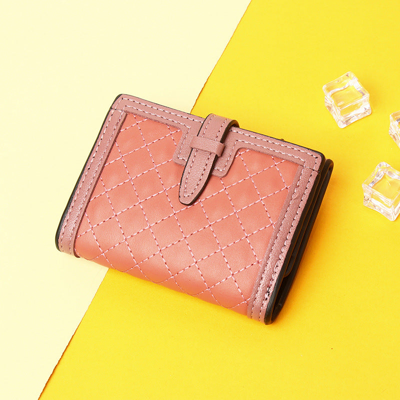 Compact Japanese-Korean Wallet with Card Slots