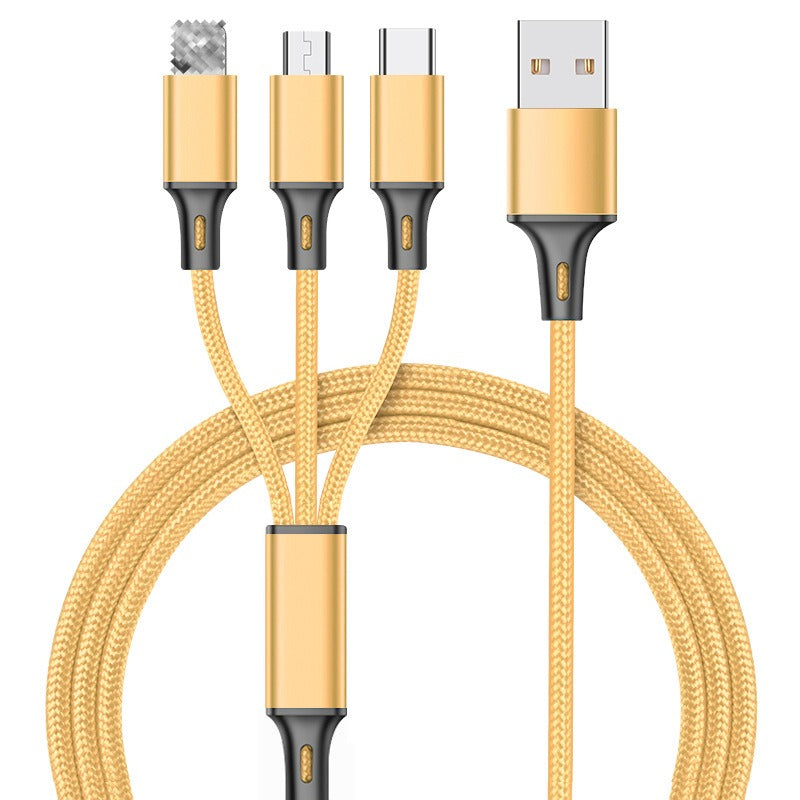 Braided 3-in-1 Braided Data Cable