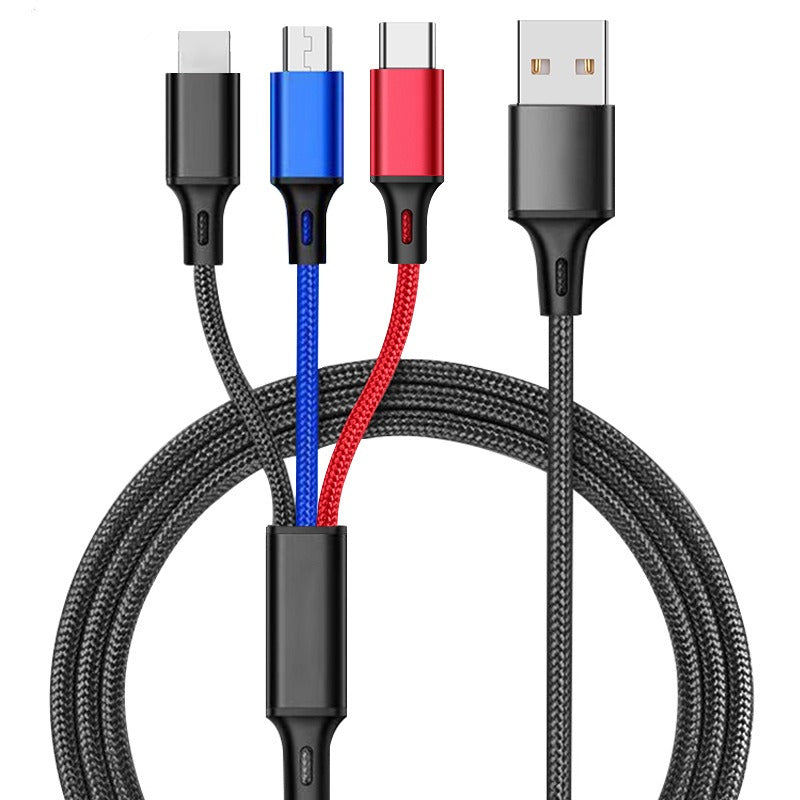 Braided 3-in-1 Braided Data Cable